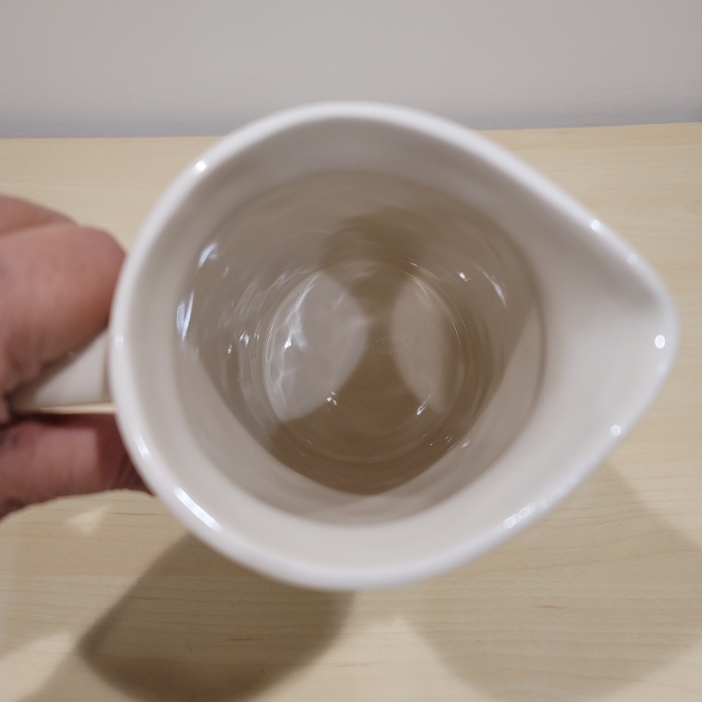 Rae Dunn Artisan Collection by MAGENTA "POUR." Ceramic Glossy Pitcher - Picture 4 of 5